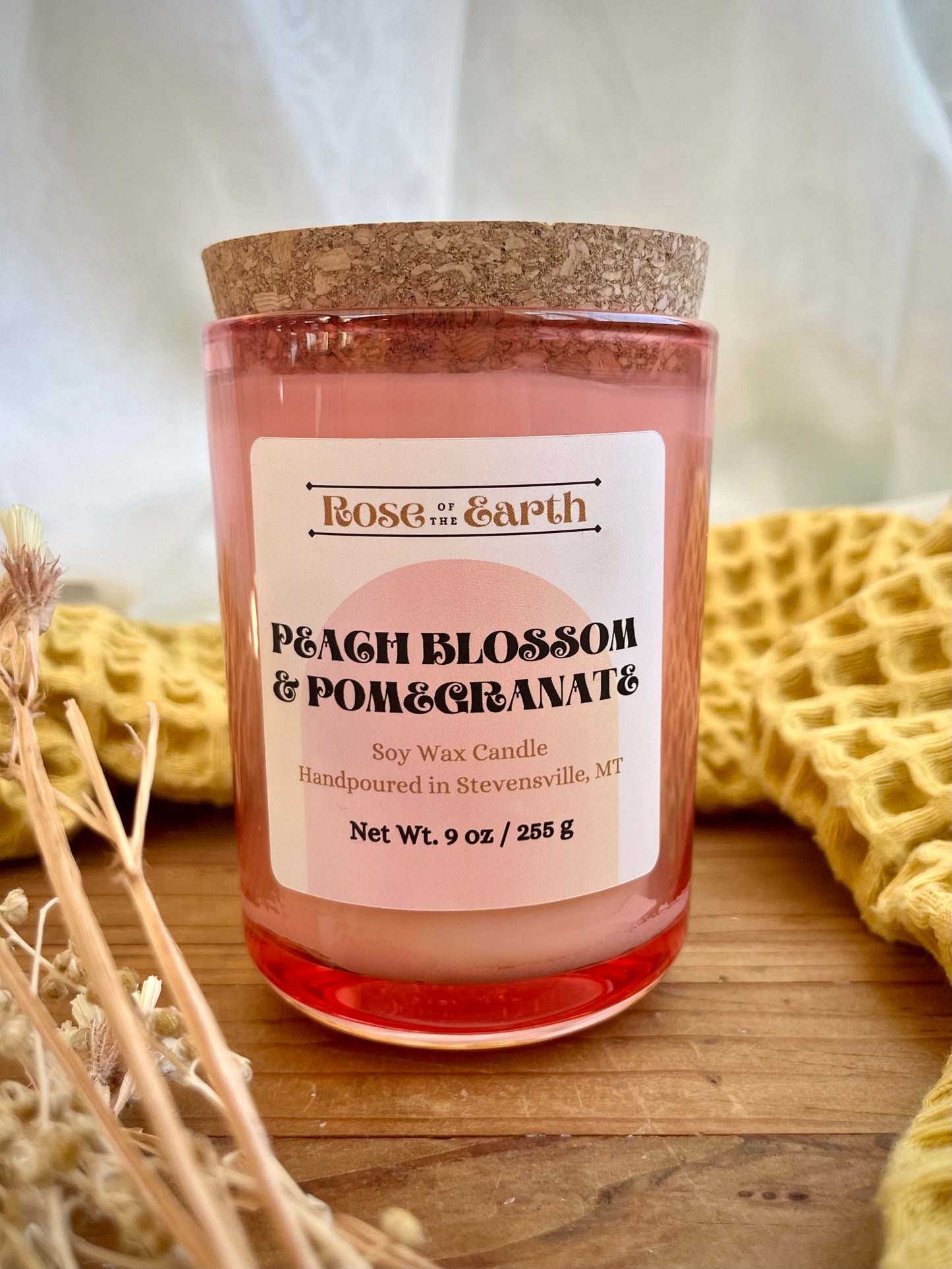 Peach Blossom & Pomegranate Candle
