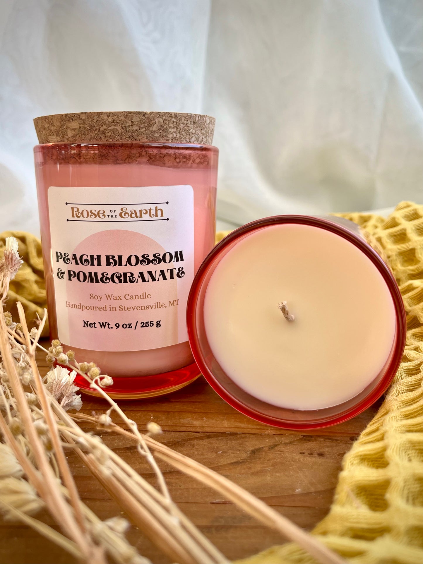 Peach Blossom & Pomegranate Candle